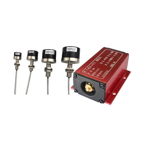 Non Contact 50mm Eddy Current Displacement Sensor For Precise Linear Positioning And Shaft Measurement, Stainless Steel Body, 24V ML33 50mm V1