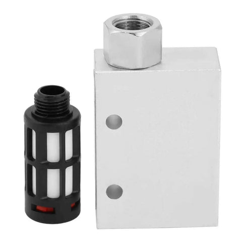 High Efficiency Vacuum Generator For Pneumatic Systems With Aluminum Alloy Body, 1mm Nozzle Diameter, shown uninstalled