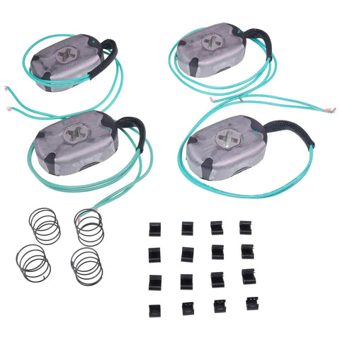 Kit components of 10 Inch Electric Trailer Brake Magnet Kit For 10 Inch By 2 One Quarter Inch Electric Brakes Fits 3500 Lbs Axles