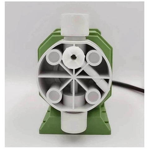 Front view of Diaphragm Metering Pump 220V Electromagnetic Dosing For Acid And Alkali Solutions With Digital Frequency Display Manual And Automatic Control 15.2L Stroke 1.8 Bar Pressure Pro Grade