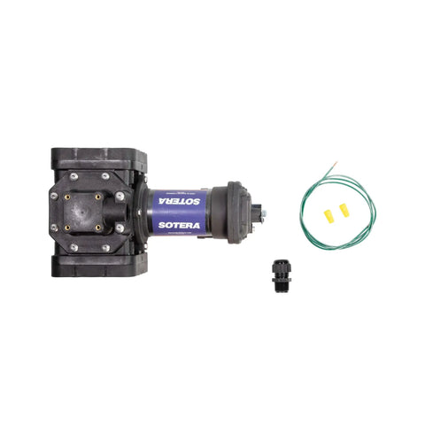 Explosion Proof 12V Diaphragm Pump For Chemical Transfer Self Priming 15 GPM Flow No Fuss Pump Only with accessories