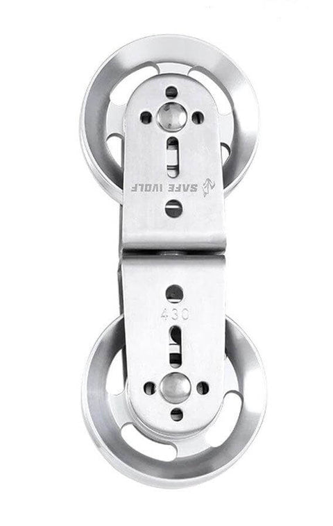 Fitness Double Pulley for DIY Home Gym Cable Machine Double Wheel Bearing Pulley 12x88x15mm