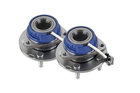 Front Wheel Hub Bearing Assembly - Set of 2 - Compatible - Chevy, Buick, Cadillac, Oldsmobile, Pontiac - Impala, Monte Carlo, Century, Grand Prix, Replaces 513121, 12429203, 88964168 - ABS