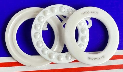 Full Ceramic 51106 Zr02/Zr02 Thrust Ball Bearing 30x47x11mm