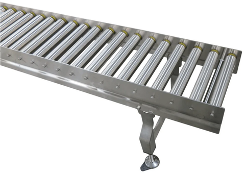 Gravity Conveyor Roller - 1" Diameter x 20" Length - Stainless Steel