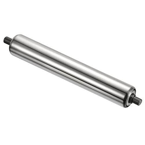 Gravity Conveyor Roller 1.5" Diameter x 10" Length - Stainless Steel