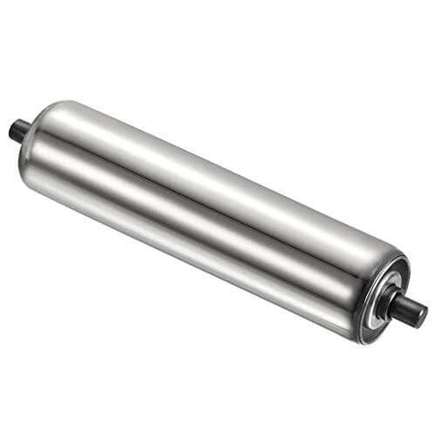 Gravity Conveyor Roller - 2" Diameter x 10" Length - Stainless Steel