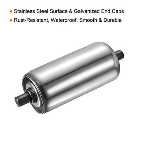 Gravity Conveyor Roller - 2" Diameter x 4" Length - Stainless Steel