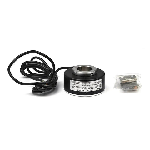 Workhorse Photoelectric Incremental Rotary Encoder 100 To 5000 PPR With 1024 PPR Option Through Hole Shaft 30 35 38 40 45 Mm