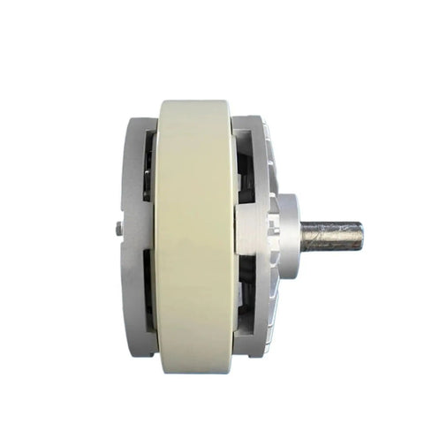 Side view of Magnetic Particle Brake FZ12A-1 1.2 Kg 24V Heavy Duty Industrial Brake for equipment, showing compact design and sturdy build.