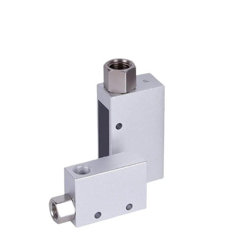 Pro Grade Heavy Duty Vacuum Generator With Strong Negative Pressure And Suction, Compact Venturi Ejector in silver casing