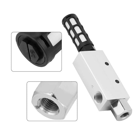 High Efficiency Pneumatic Vacuum Ejector CV 20HS Aluminum Alloy Vacuum Generator For Industrial Systems, close-up view.