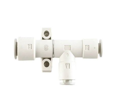 Pro Grade High Flow Tubular Vacuum Generator for Industrial Automation and Handling Equipment, pneumatic ejector visible
