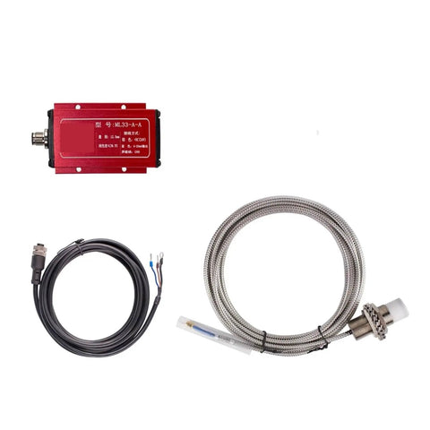 Eddy Current Displacement Sensor 25mm Non Contact Top Notch High Precision Pro Grade ML33-A-A with cable and housing