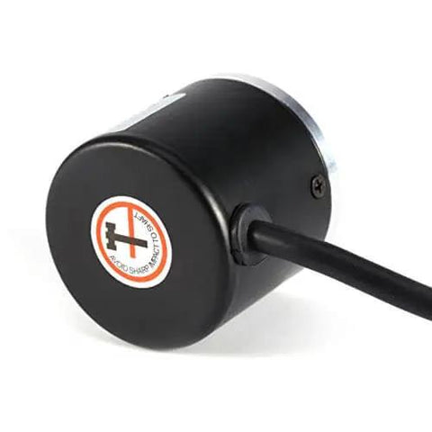 Rear view of Ultra-Precise 600 Ppr Incremental Rotary Encoder 5V-24V AB Two-Phase Optical Shaft Encoder with cable