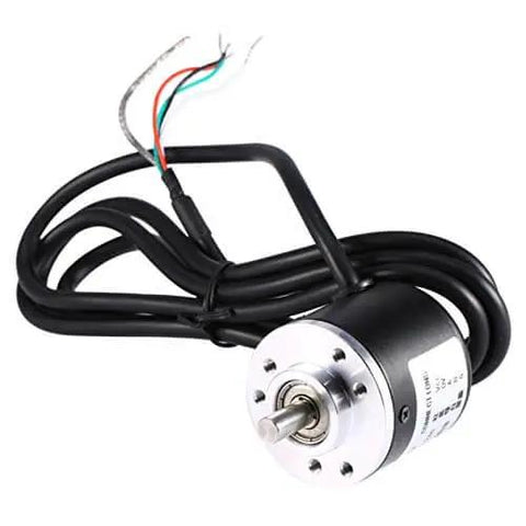 Ultra-Precise 600 Ppr Incremental Rotary Encoder 5V-24V AB Two-Phase Optical Shaft Encoder 6mm Shaft with cable view