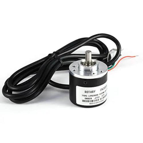 Ultra-Precise 600 Ppr Incremental Rotary Encoder 5V-24V AB Two-Phase Optical Shaft Encoder 6mm Shaft with cable