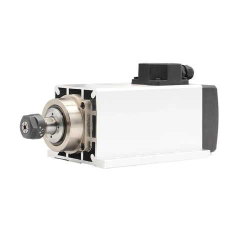 3.5kW ER20 CNC Spindle Motor Air Cooled 220V/380V Four Bearings With 0.01mm Runout High Speed Angular Contact Axial Preload Live Spindle