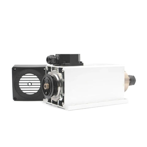 3.5kW ER20 CNC Spindle Motor Air Cooled 220V/380V Four Bearings with cooling fan