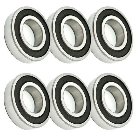 HiTemp C3 Beefed-Up Spindle Bearing 6 Pack For Bad Boy Mowers And ZT Elite Diesel High Speed Bearings With 400F Synthetic Grease