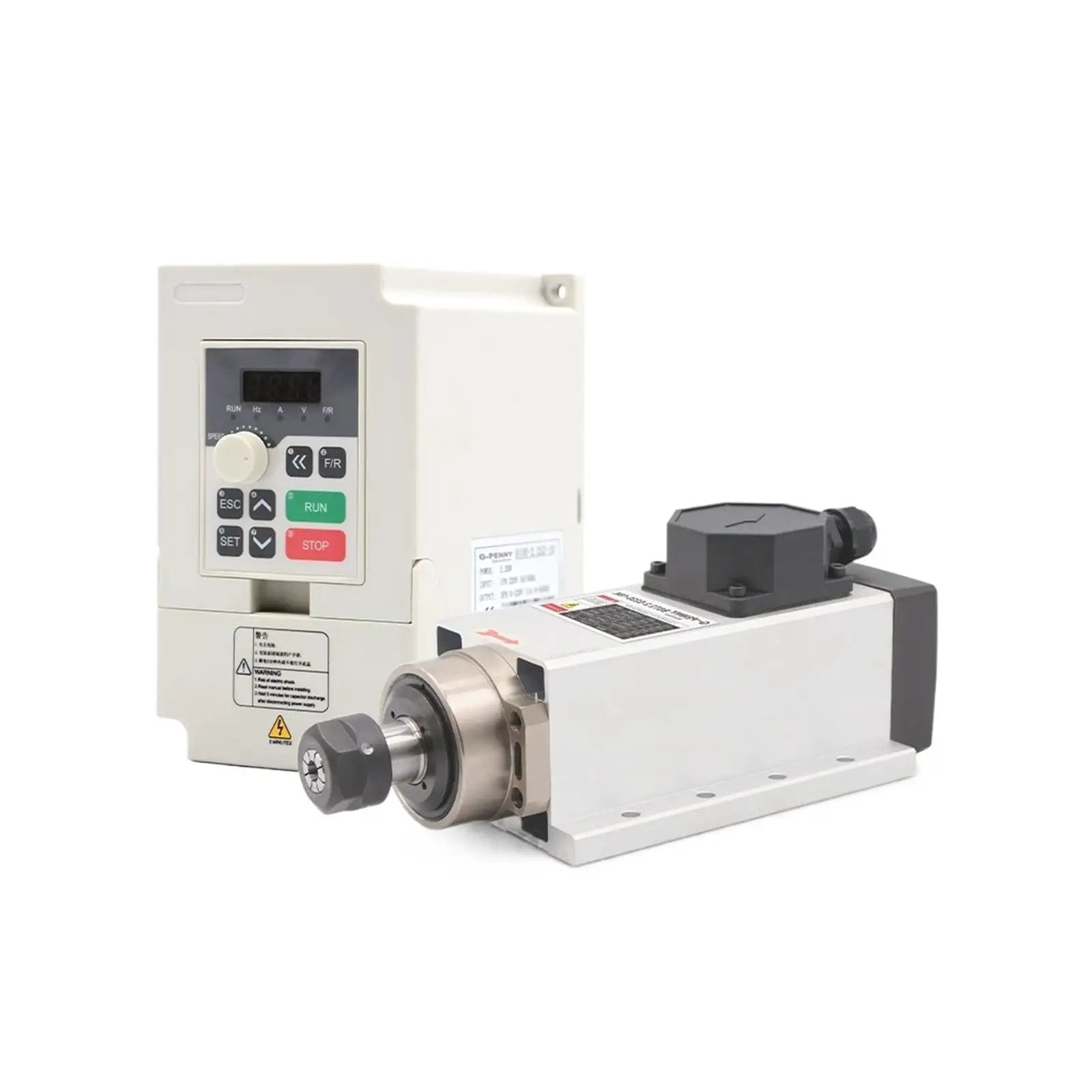 Beefed Up 2.2kW ER20 Air Cooled Spindle Kit With Flang...