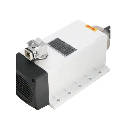 Air Cooled CNC Spindle Motor 1.5KW-5.5KW Four Bearings 380V ER20 Collet 18000 RPM pro grade metal body close-up