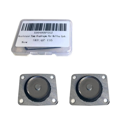 2 Pack 135-5 And 135-12 Carburetor Diaphragms For Holley 4150 4160 Carbs 30cc Accelerator Pump Diaphragm Replacement Direct Fit OEM Quality