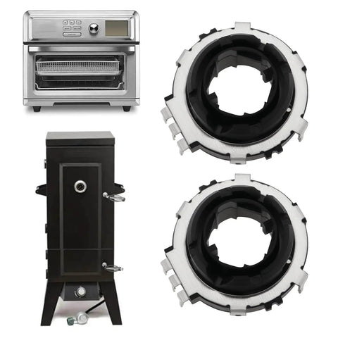 Two Pack Hollow Shaft Encoder EC25 SRGP200200 for car volume control and appliance rotary dial, fits Cuisinart TOA65 toaster.