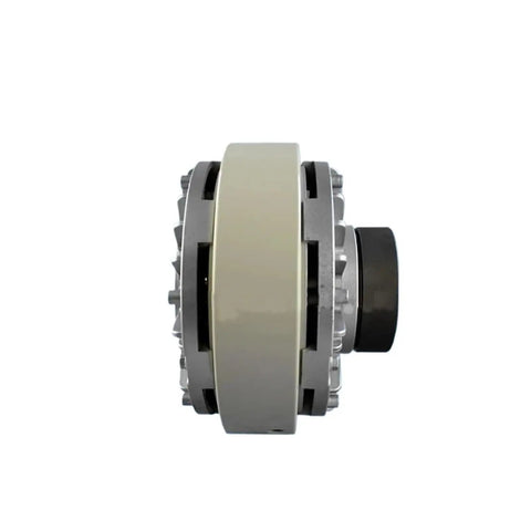 Side view of Hollow Shaft Magnetic Particle Brake For Tension Control FL50B1 5kg, compact alloy body