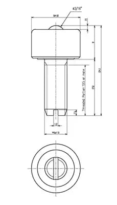 IGUCHI fabriqué au Japon IS-05SN Transfert à billes usiné en acier inoxydable