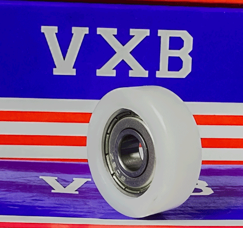 Plastic Bearing POM3x12x3ZZ White Bearing