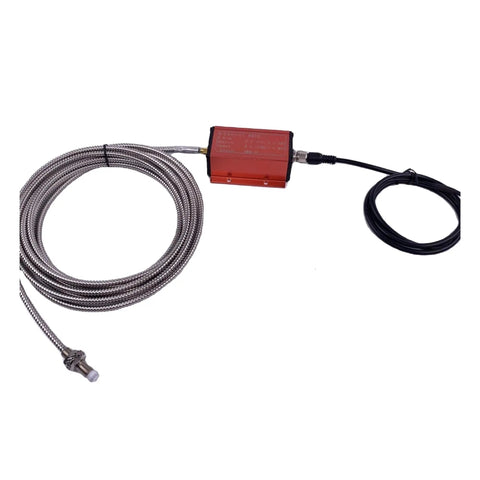 Non Contact Eddy Current Displacement Sensor IP67 With 2mm Probe, stainless steel housing, RS485 Output, industrial grade