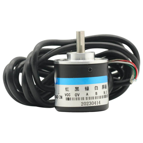 Incremental Rotary Encoder Pro Grade 600PPR AB Two Phase Output NPN Optical Encoder DC 5 To 24V, precision device with wires
