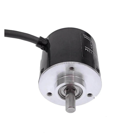 Incremental Rotary Encoder E6B2-CWZ6C 1000 P R 5-24V DC NPN Output, compact rugged lightweight sensor close-up view