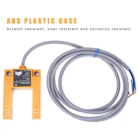 Inductive Photoelectric Switch For Pro Projects No-Nonsense NPN 3-Wire Output DC 10-30V U-Shaped with ABS housing and cable