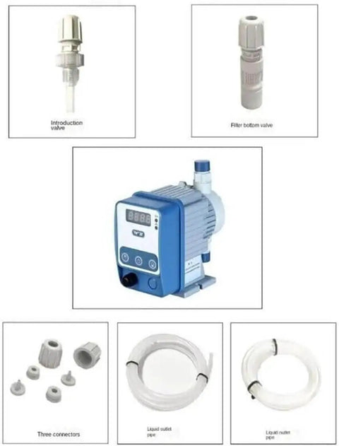 Electromagnetic Diaphragm Metering Pump Built Tough For Industrial Use Polypropylene Chemical Metering Pump Ideal For Water Treatment
