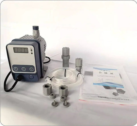 Electromagnetic Diaphragm Metering Pump Built Tough For Industrial Use Polypropylene Chemical Metering Pump Ideal For Water Treatment