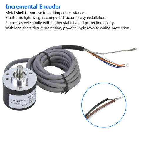 Quick Connector Encoder Incremental Encoder With Quick Response Internal ASIC ...