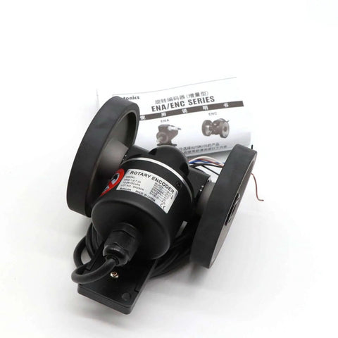 Autonics ENC 1 2 T 24 Incremental Rotary Encoder with manuals, industrial-grade