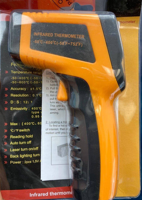 Industrial Infrared Digital Celsius/Fahrenheit Thermometer LCD Display