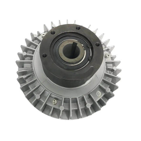 Top view of Pneumatic Shaft Magnetic Particle Brake Clutches For Industrial Equipment showcasing durable metal construction.