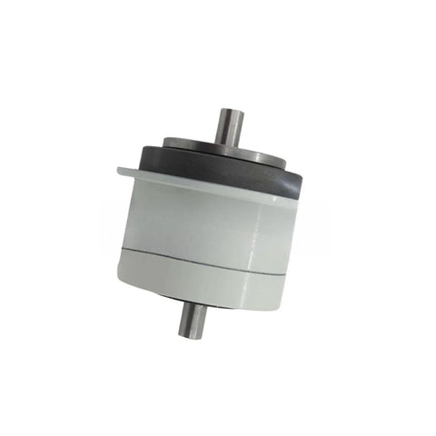 Heavy Duty Biaxial Magnetic Particle Brake with 0.5 to 5 Nm Torque Range, durable construction for industrial equipment, smooth performance.