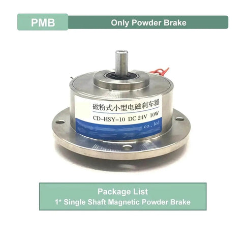 Micro Magnetic Powder Brake Clutch For Industrial Motors 1800 RPM, compact single shaft magnetic powder brake on display