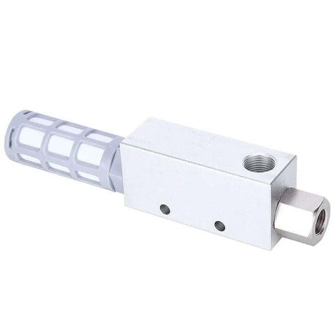 Beast Mode Performance Pneumatic Vacuum Generator Ejector Pump For Industrial Use CV 25HS aluminum alloy body, precision threads, side view