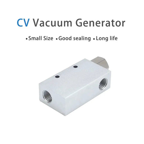 Vacuum Generator CV10HS Series For Industrial Pneumatic Systems with High Negative Pressure Venturi Exhaust Ejector shown at angle