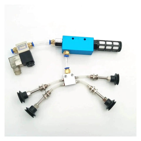 Industrial Pneumatic Vacuum Generator for Efficient Air Exhaust and Negative Pressure Control, lightweight, easy install design