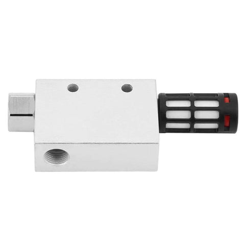 CV-10HS Vacuum Ejector And Pneumatic Exhaust Valve, aluminum alloy, side view, industrial vacuum systems