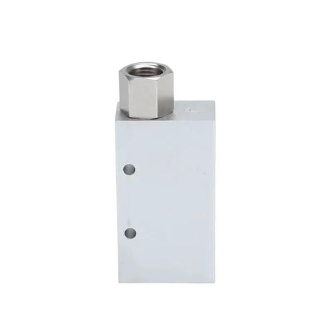 Heavy-Duty Vacuum Generator CV-15HS 8mm for Industrial Suction Cups, front view, silver finish, pro-grade pneumatic accessory.