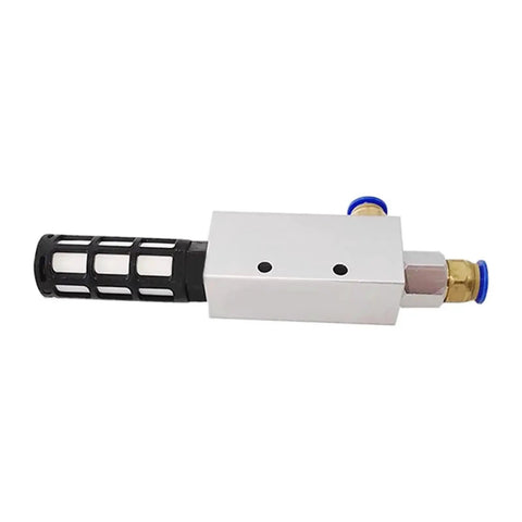 Side view of Industrial Vacuum Generator for Precise Pneumatic Suction and Air Pressure Control in Automation CV-15HS