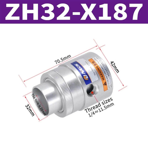 Heavy-Duty Large-Flow Pneumatic Feeding Vacuum Generator For Industrial Automation And Fast Pick And Place Tasks ZH32-X187